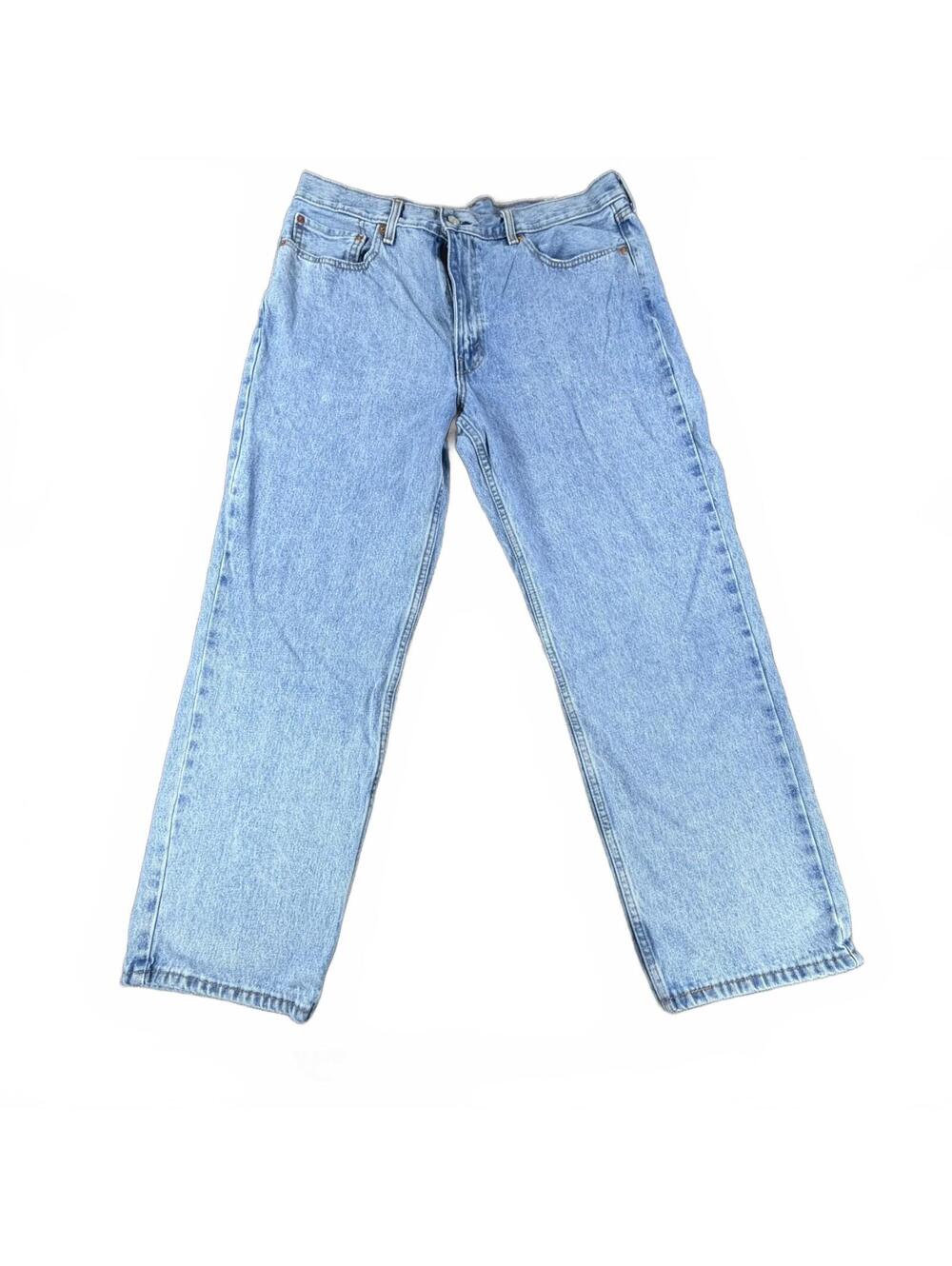 Men's Levi’s 550 Relaxed Fit Jeans W38 L30 Classic Light Wash Denim